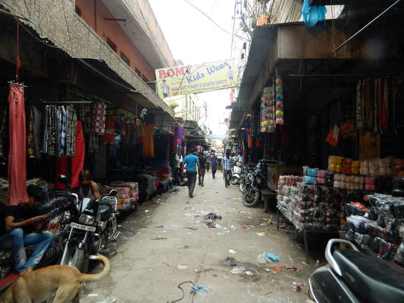 Gandhi Nagar Textile Market.